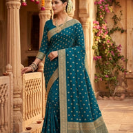 Dyed Saree with Blouse Piece for Premium Ethnic and Traditional Wear | VKM-CIVIC