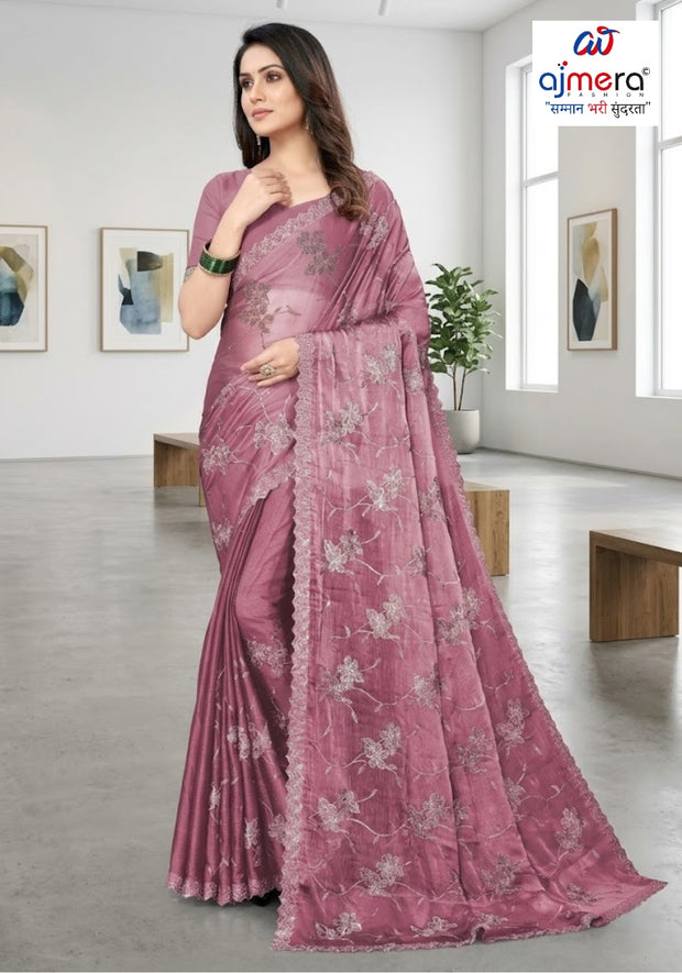 Dyed Fancy Matching Saree Manufacturer, Supplier & Wholesaler in Surat | ADP-FILMY