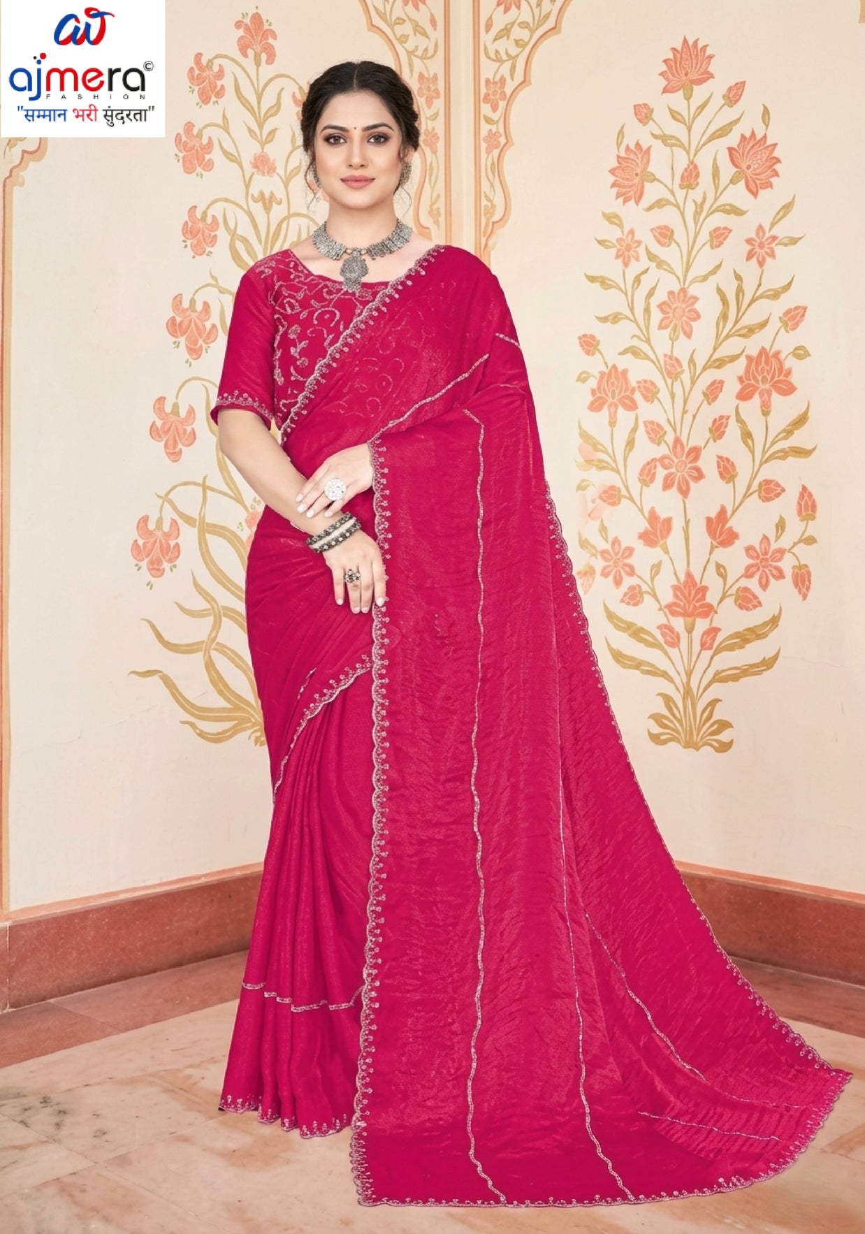Fancy Matching Saree with Blouse Piece for Premium Ethnic and Traditional Wear | KPS-KINGDOM VOL-1