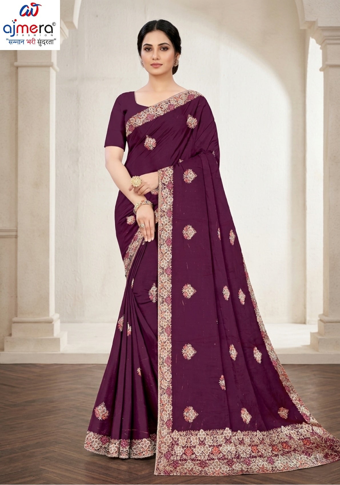 Dyed Saree with Blouse Piece for Premium Ethnic and Traditional Wear | RT-CHANDERI