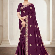 Dyed Saree with Blouse Piece for Premium Ethnic and Traditional Wear | RT-CHANDERI