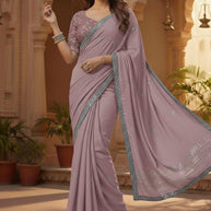 Fancy Matching Saree with Blouse Piece for Premium Ethnic and Traditional Wear | SDO-HW01571