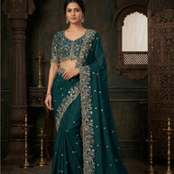 Matching Saree with Blouse Piece for Premium Ethnic and Traditional Wear | KEI-SAS BAHU