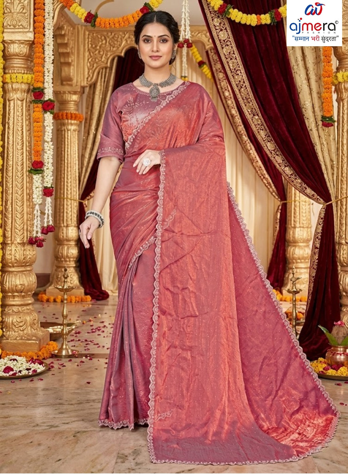 Dyed Saree with Blouse Piece for Premium Ethnic and Traditional Wear | KPS-MAA LAXMI VOL-6