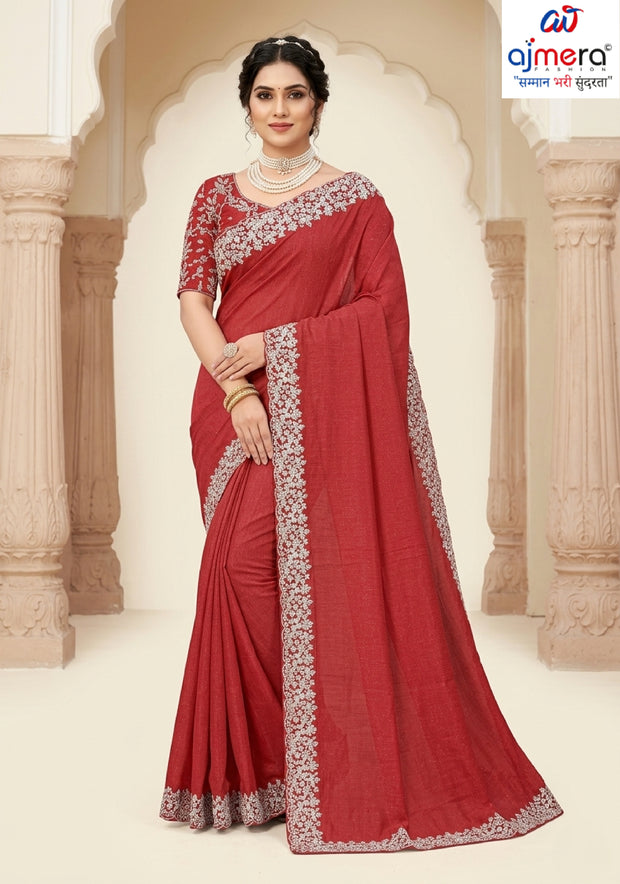 Matching Saree with Blouse Piece for Premium Ethnic and Traditional Wear | MKM-RASHMI