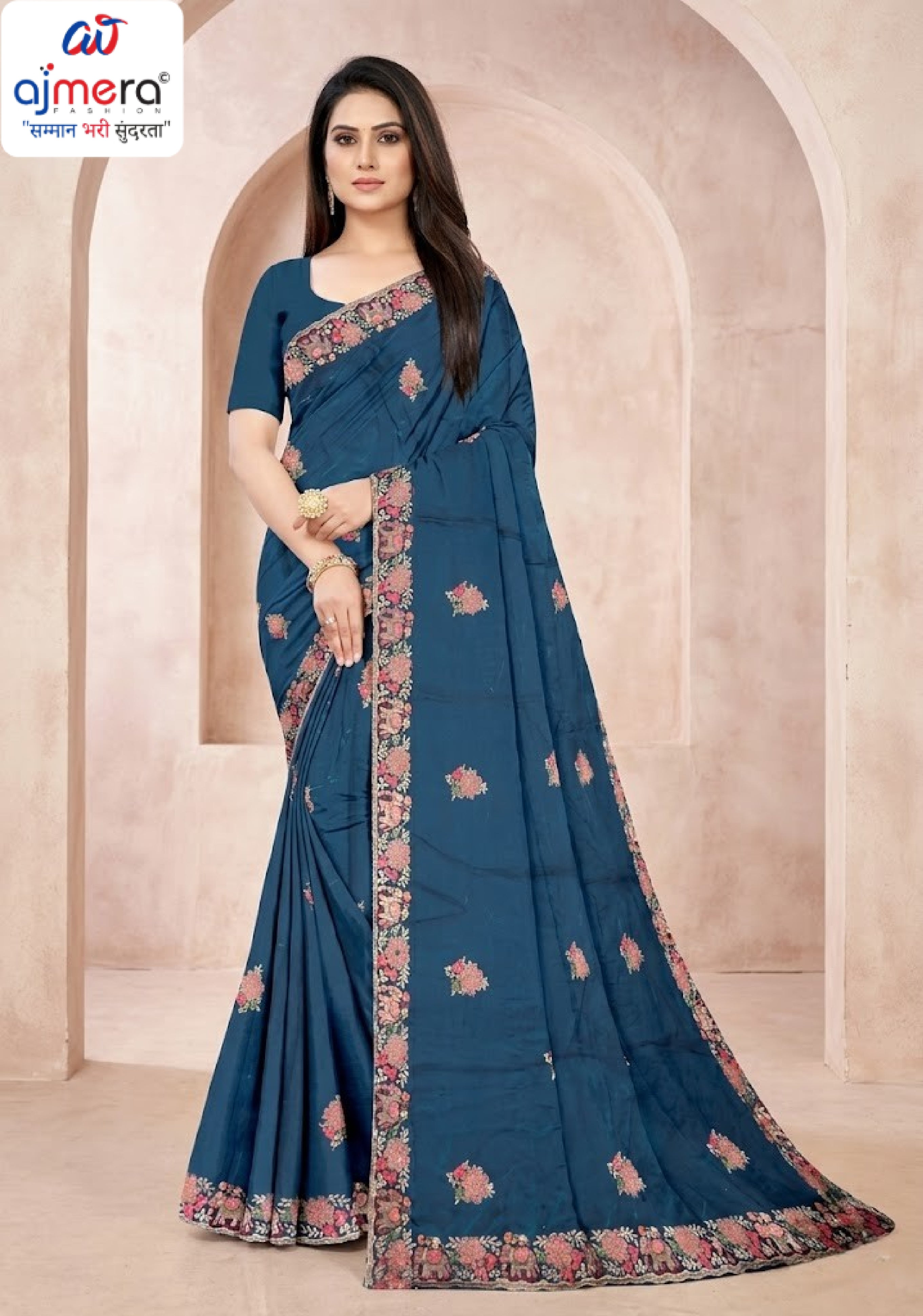 Ethnic Matching Saree with Without Blouse for Premium Ethnic and Traditional Wear | RT-NITYA