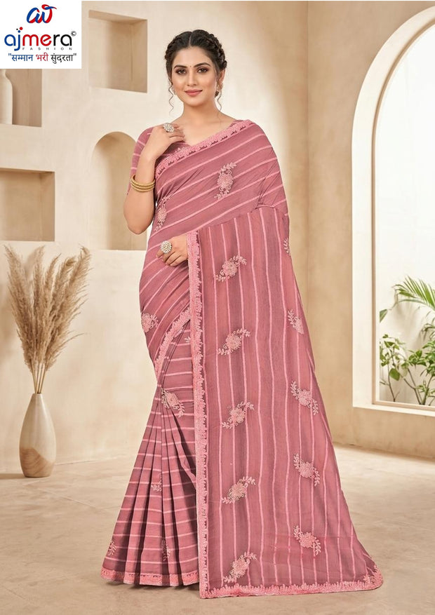 Matching Saree with Blouse Piece for Premium Ethnic and Traditional Wear | VKM-C PLUS