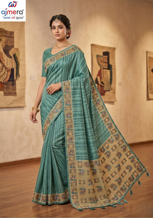 Matching Saree with Blouse Piece for Premium Ethnic and Traditional Wear | DLX-DL708