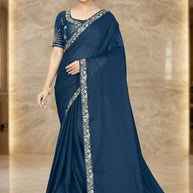 Fancy Saree with Blouse Piece for Premium Ethnic and Traditional Wear | SMM-8571