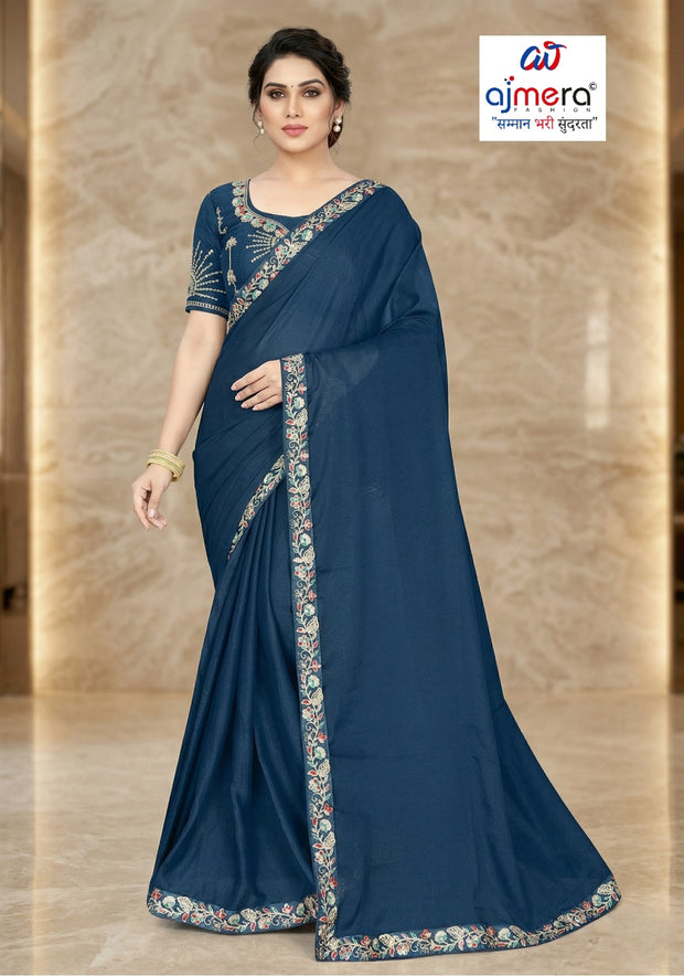 Fancy Saree with Blouse Piece for Premium Ethnic and Traditional Wear | SMM-8571