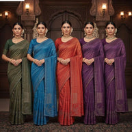 Dyed Fancy Matching Saree with Blouse Piece for Premium Ethnic and Traditional Wear | SBV-HD-0351