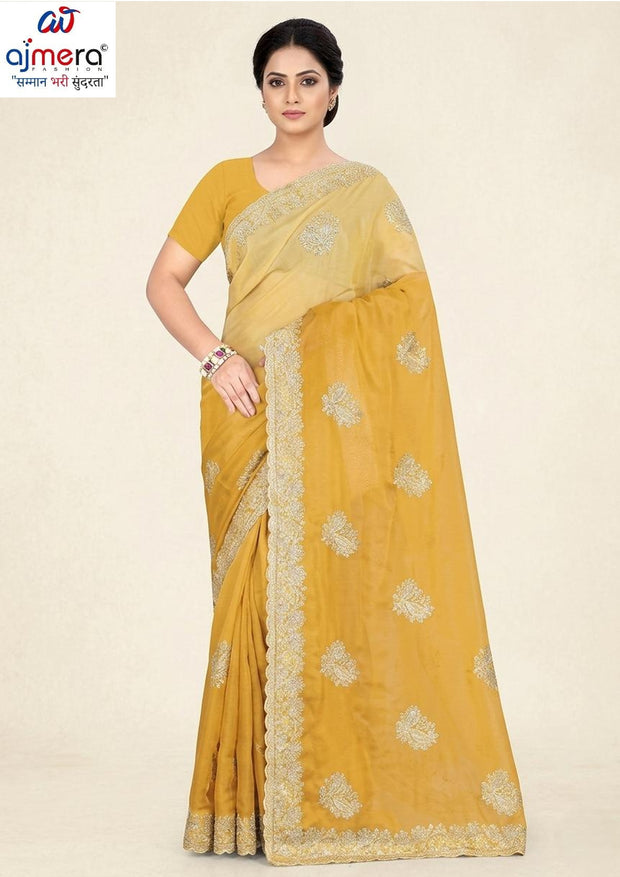 Ethnic Matching Saree with Blouse Piece for Premium Ethnic and Traditional Wear | MTE-SUNDAR CHHAVI
