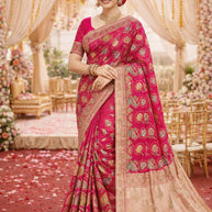 Dyed Fancy Matching Saree with Blouse Piece for Premium Ethnic and Traditional Wear | RAL-SWAD