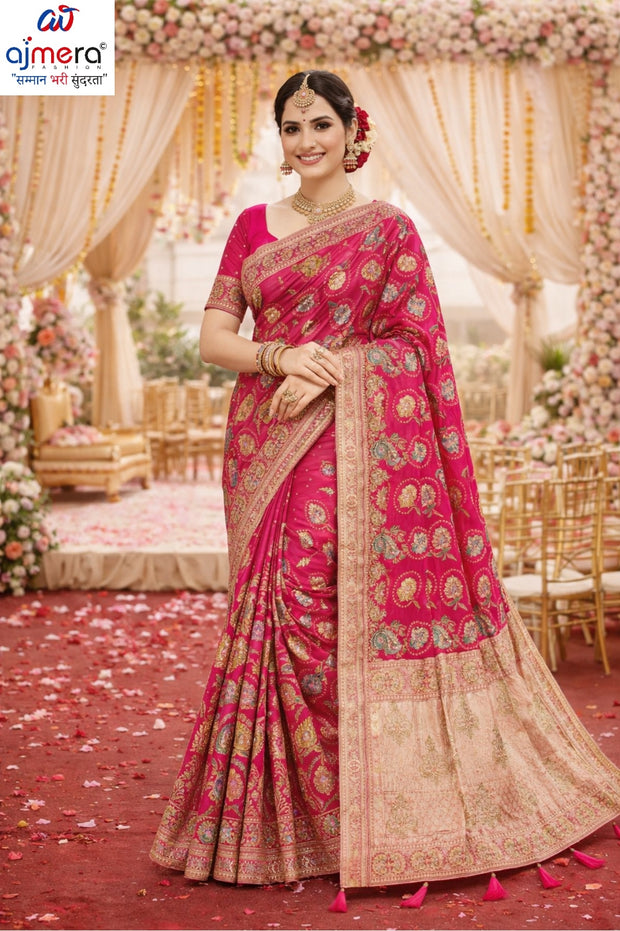 Dyed Fancy Matching Saree with Blouse Piece for Premium Ethnic and Traditional Wear | RAL-SWAD
