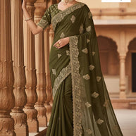 Fashion Saree with Blouse Piece for Premium Ethnic and Traditional Wear | VKM-RAJAMOLI