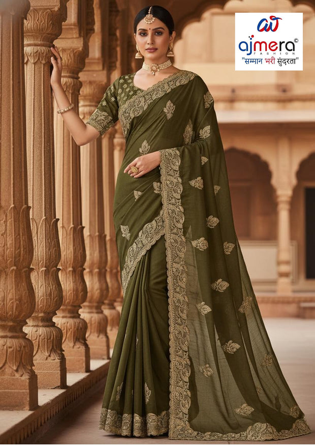 Fashion Saree with Blouse Piece for Premium Ethnic and Traditional Wear | VKM-RAJAMOLI