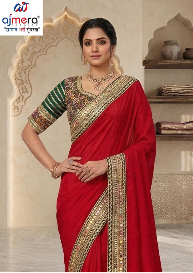 Wholesale Fancy Saree with Blouse Piece for Premium Ethnic and Traditional Wear | TRH-PURNIMA
