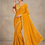 Party Wear Matching Saree with Blouse Piece for Premium Ethnic and Traditional Wear | KPS-BADAM