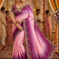 Dyed Saree with Blouse Piece for Premium Ethnic and Traditional Wear | CDM-AJMERA