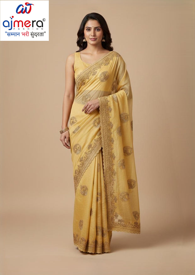 Dyed Fancy Matching Saree with Blouse Piece for Premium Ethnic and Traditional Wear | SBV-HD-0516