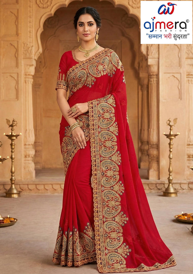 Dyed Saree with Blouse Piece for Premium Ethnic and Traditional Wear | SBV-HD-0473