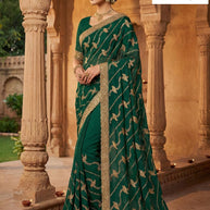 Fancy Matching Saree with Blouse Piece for Premium Ethnic and Traditional Wear | SBV-HD-0456