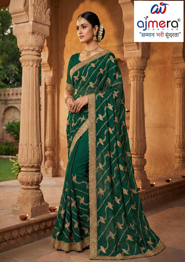 Fancy Matching Saree with Blouse Piece for Premium Ethnic and Traditional Wear | SBV-HD-0456