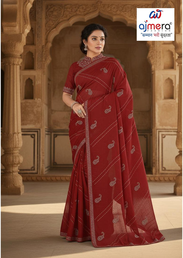 Festival Saree with Blouse Piece for Premium Ethnic and Traditional Wear | MTE-SANGEET SONG