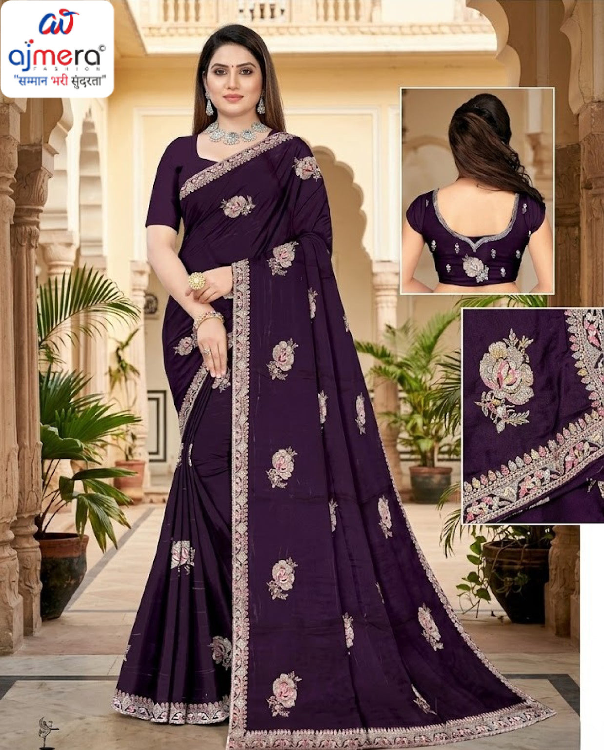 Dyed Saree with Blouse Piece for Premium Ethnic and Traditional Wear | RT-YAMINI