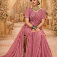 Designer Matching Saree with Blouse Piece for Premium Ethnic and Traditional Wear | KPS-MANGO