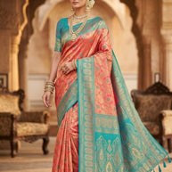 Embroidered Fancy Saree with Blouse Piece for Premium Ethnic and Traditional Wear | RAL-LAKE CITY