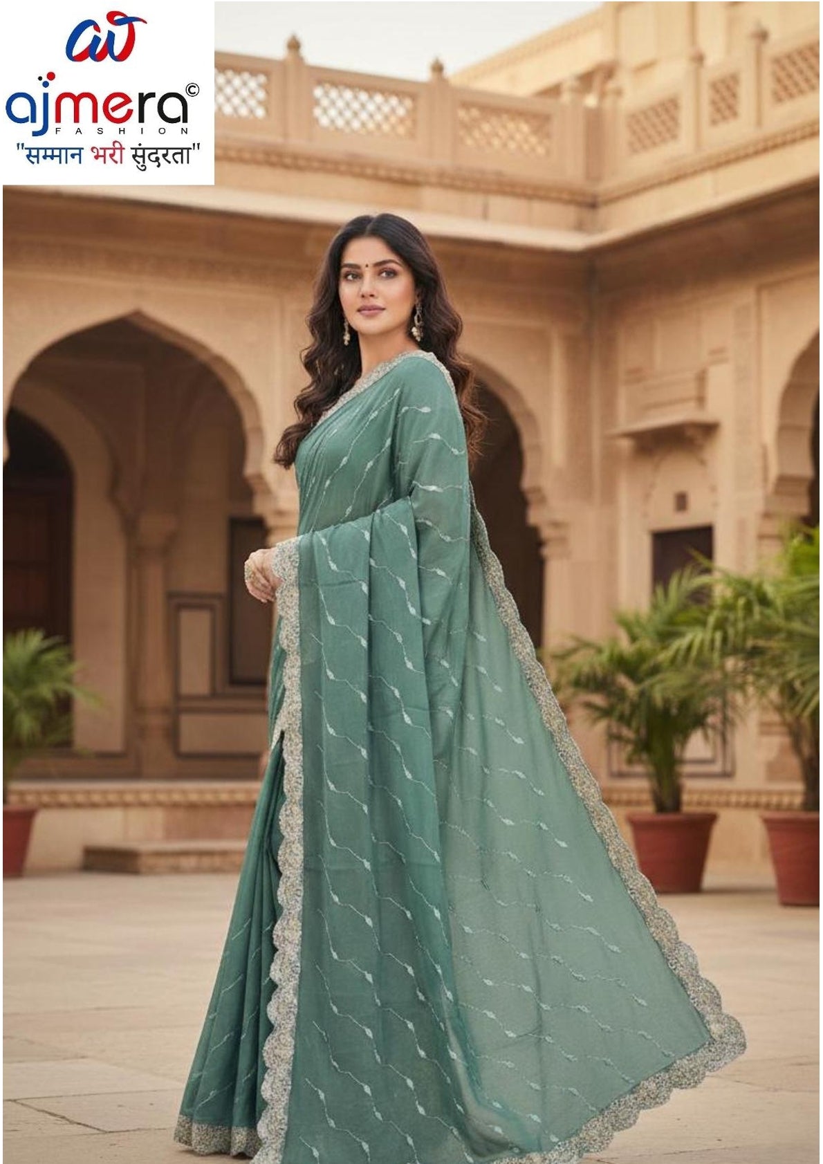 Embroidered Fancy Saree with Blouse Piece for Premium Ethnic and Traditional Wear | KDV-PRIME SILK