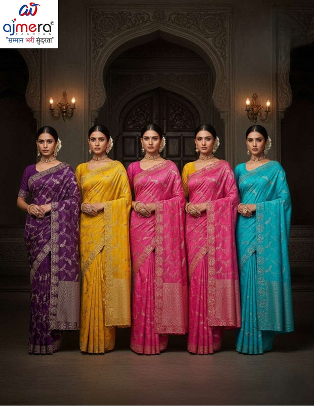 Synthetic Matching Saree with Blouse Piece for Premium Ethnic and Traditional Wear | SBV-HD-0349