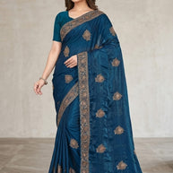 Matching Saree with Blouse Piece for Premium Ethnic and Traditional Wear | MTE-KASHMIRI HUB