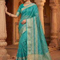 Embroidered Fancy Saree with Blouse Piece for Premium Ethnic and Traditional Wear | SBV-HD-1096