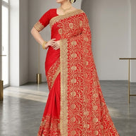 Wholesale Fancy Saree with Blouse Piece for Premium Ethnic and Traditional Wear | VKM-ROCHAK