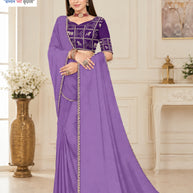 Matching Saree with Blouse Piece for Premium Ethnic and Traditional Wear | PUN-FESTIVAL-427