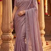 Embroidered Fancy Saree with Blouse Piece for Premium Ethnic and Traditional Wear | KPS-MOGAMBO