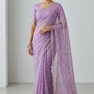 Ethnic Matching Saree with Blouse Piece for Premium Ethnic and Traditional Wear | KEI-KASTURI