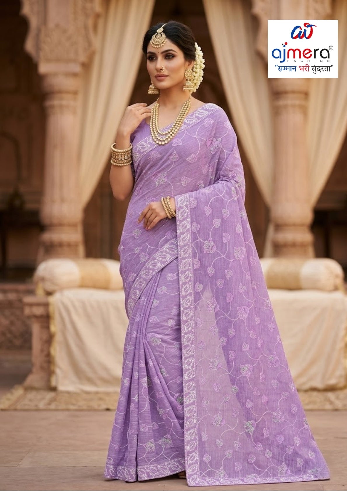 Fashion Saree with Blouse Piece for Premium Ethnic and Traditional Wear | APN-BURBARY SILK