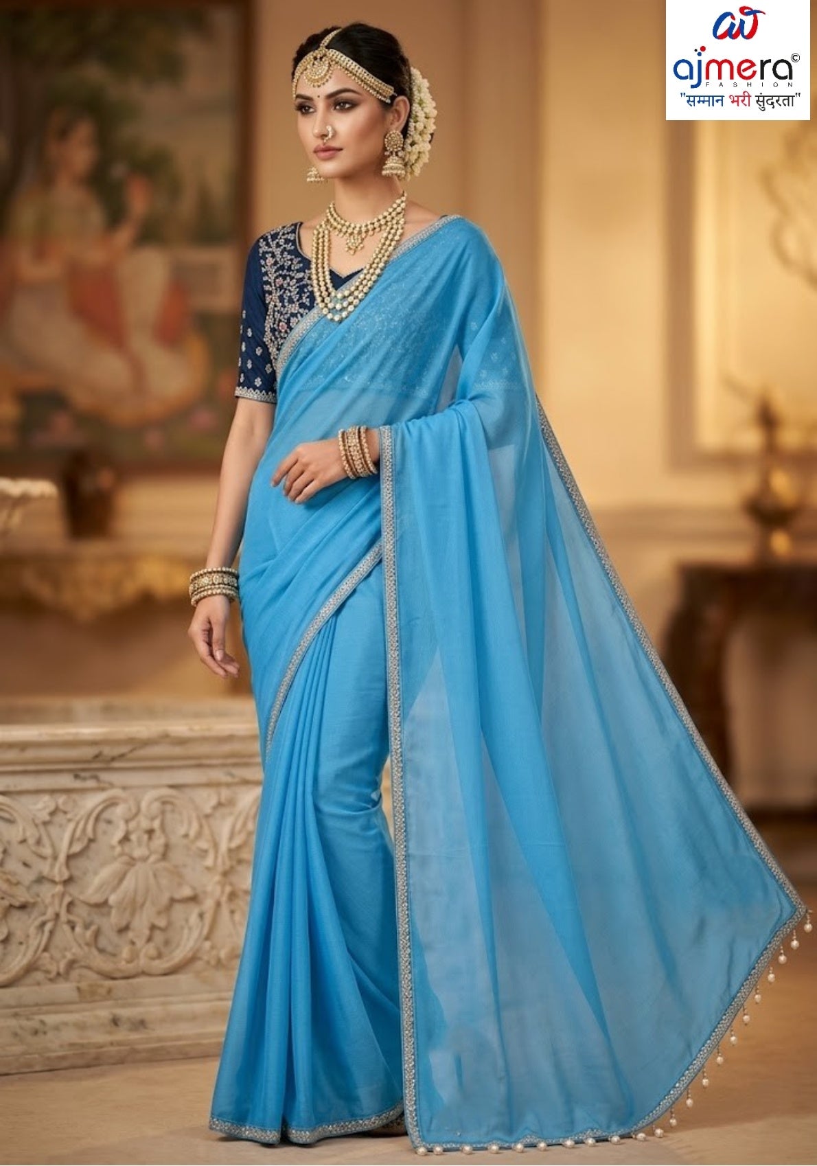 Fancy Matching Saree with Blouse Piece for Premium Ethnic and Traditional Wear | PUN-BELA-344