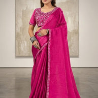 Party Wear Matching Saree with Blouse Piece for Premium Ethnic and Traditional Wear | KPS-YASHPAL