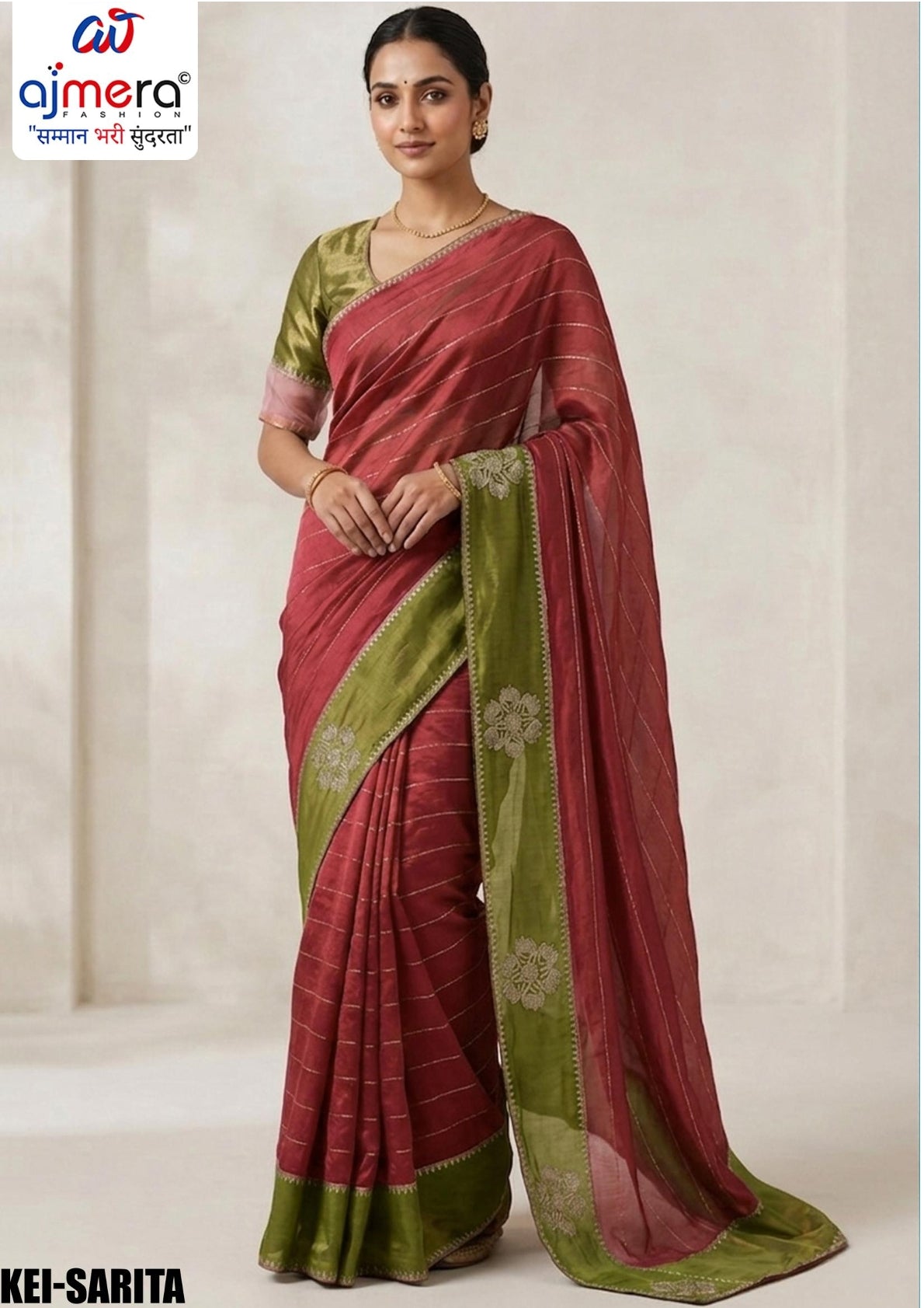 Fancy Matching Saree with Blouse Piece for Premium Ethnic and Traditional Wear | KEI-SARITA