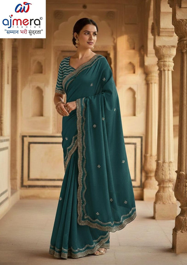 Dyed Fancy Matching Saree with Blouse Piece for Premium Ethnic and Traditional Wear | SDO-HW01507
