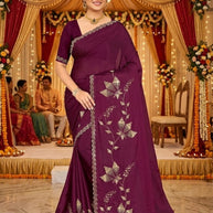Ethnic Matching Saree with Blouse Piece for Premium Ethnic and Traditional Wear | CDM-PANEER CHILLY