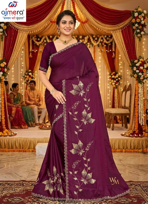 Ethnic Matching Saree with Blouse Piece for Premium Ethnic and Traditional Wear | CDM-PANEER CHILLY