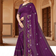 Fancy Matching Saree with Blouse Piece for Premium Ethnic and Traditional Wear | VKM-BIG BOOS