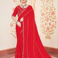 Matching Saree with Blouse Piece for Premium Ethnic and Traditional Wear | PRM-CADINI-5
