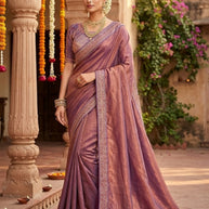 Ladies Matching Saree with Blouse Piece for Premium Ethnic and Traditional Wear | KPS-MARIGOLD