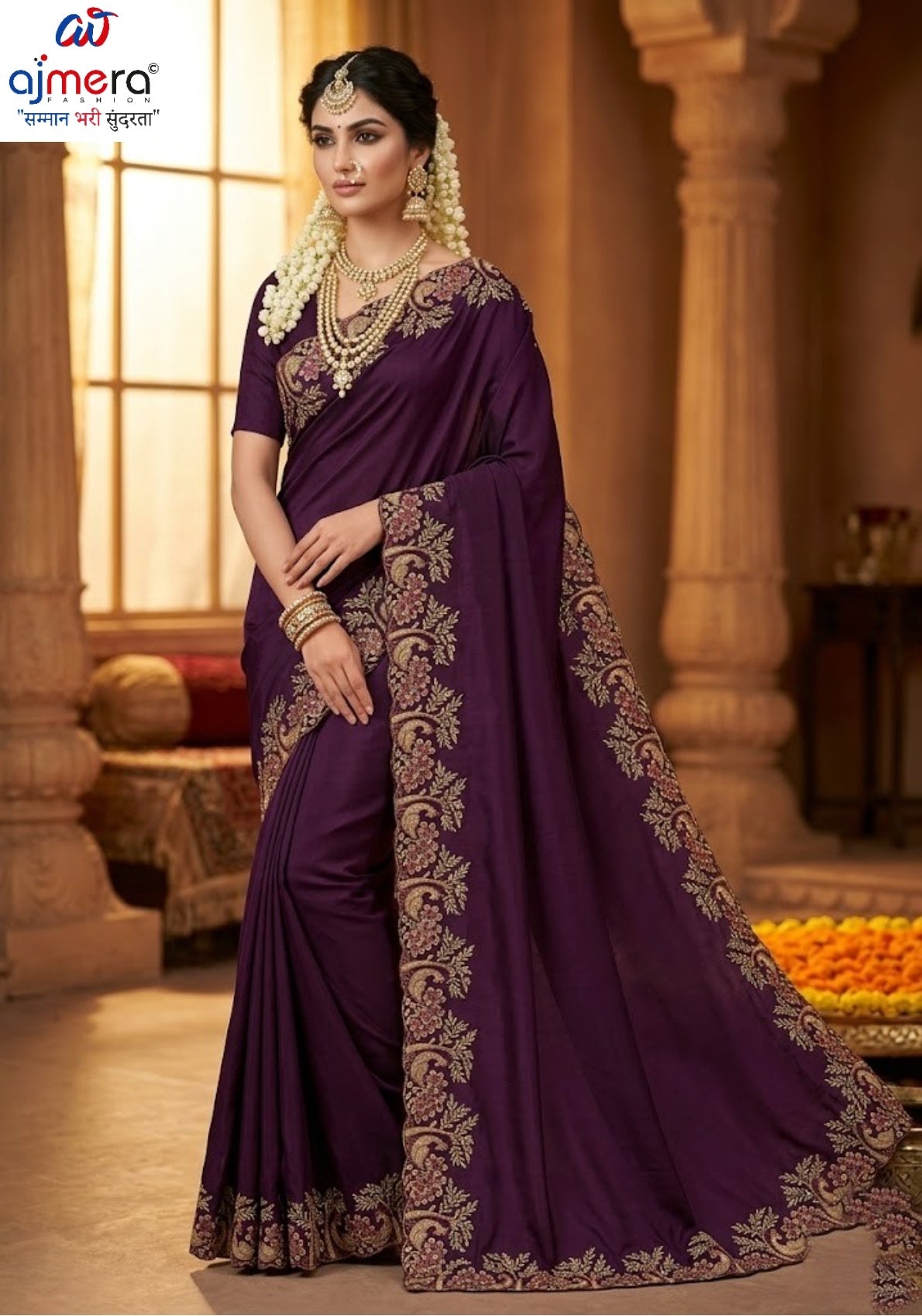 Fashion Saree with Blouse Piece for Premium Ethnic and Traditional Wear | CDM-MERAKI
